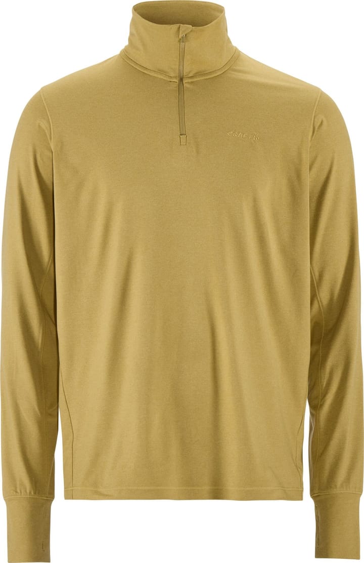 Craft Men's Flow Half Zip Longsleeve Khaki Melange Craft