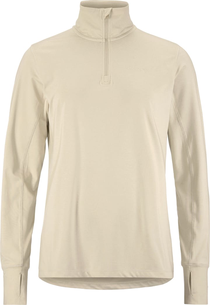 Craft Women's Flow Half Zip Longsleeve Plaster Melange Craft Craft Women's Flow Half Zip Longsleeve Plaster Melange Craft