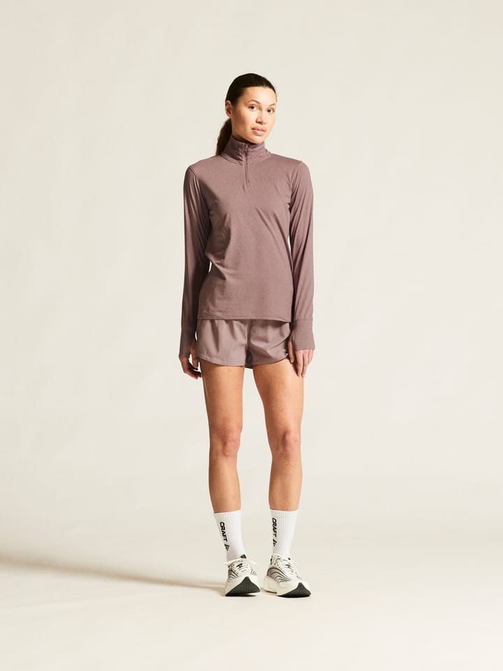 Craft Women's Flow Half Zip Longsleeve Potpurri Melange Craft