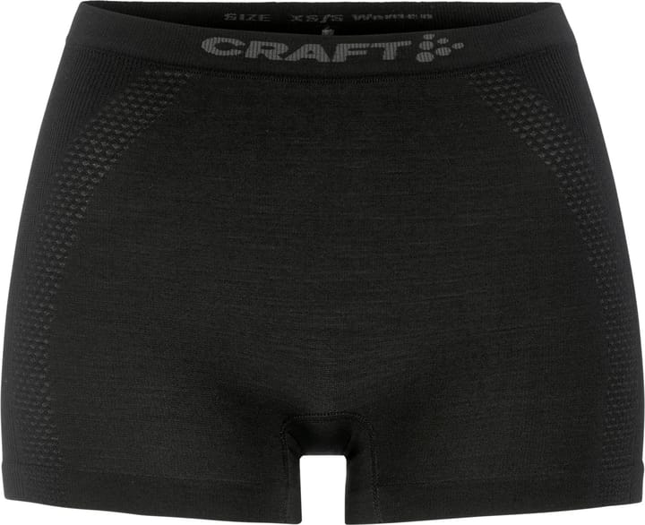 Craft Women's Wool Seamless Boxer Black Craft