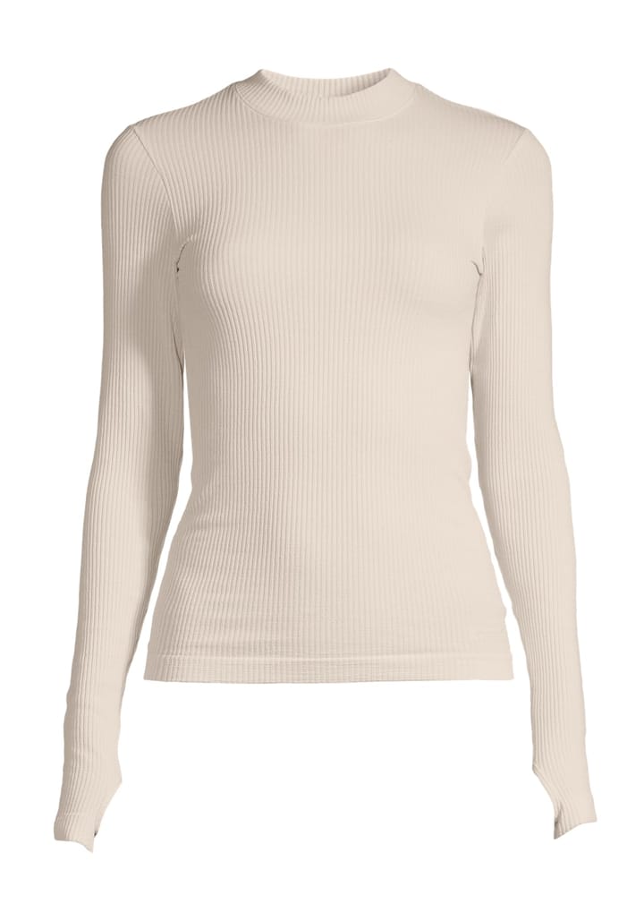 Casall Wool Rib Long Sleeve Light Sand Casall
