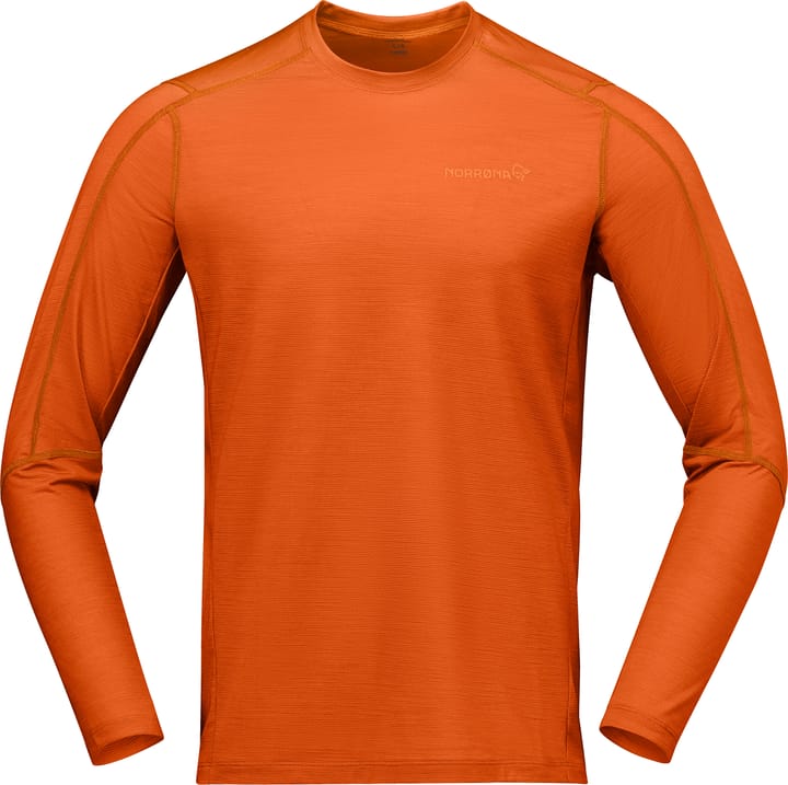 Norrøna Men's Falketind EqualiserUll Long Sleeve Gold Flame Norrøna