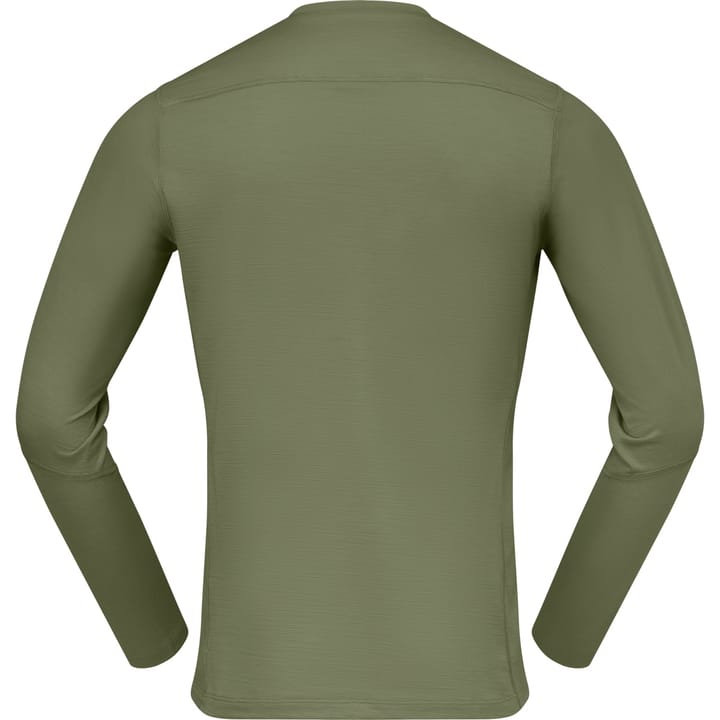 Norrøna Men's Falketind EqualiserUll Long Sleeve Deep Lichen Green Norrøna