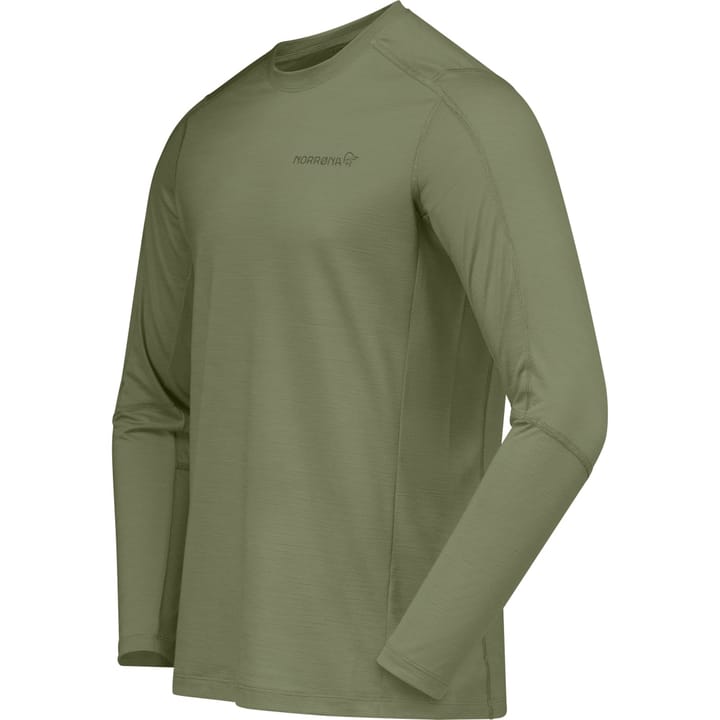 Norrøna Men's Falketind EqualiserUll Long Sleeve Deep Lichen Green Norrøna