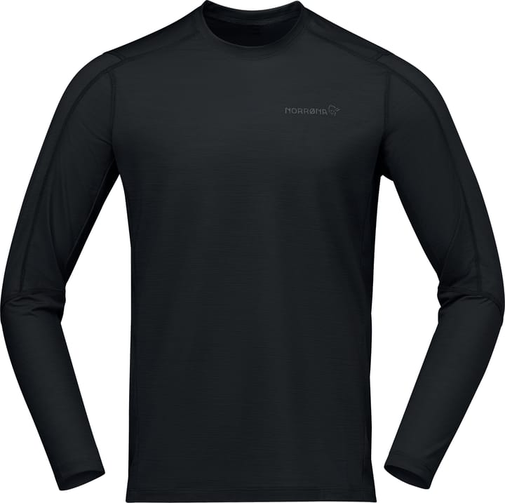 Norrøna Men's Falketind EqualiserUll Long Sleeve Caviar Black Norrøna