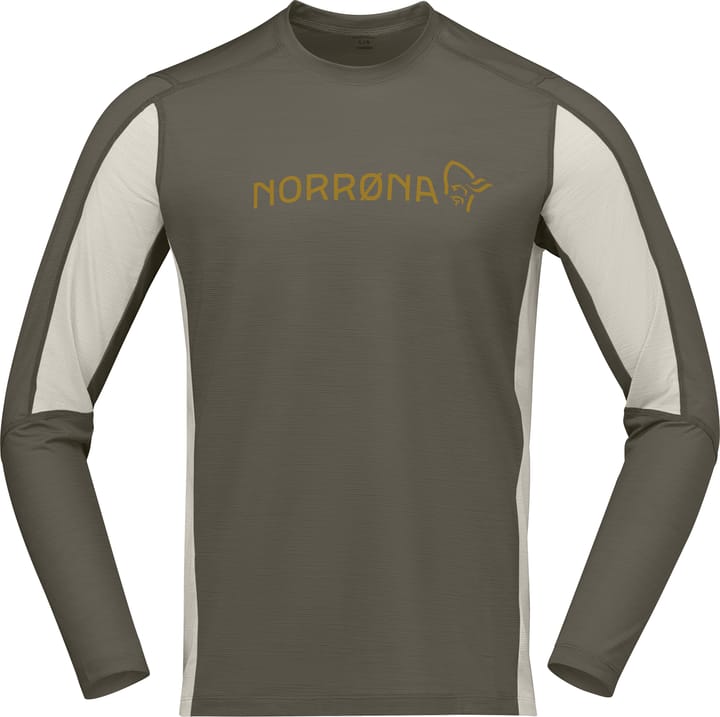 Norrøna Men's Falketind EqualiserUll Long Sleeve Beluga Norrøna Norrøna Men's Falketind EqualiserUll Long Sleeve Beluga Norrøna