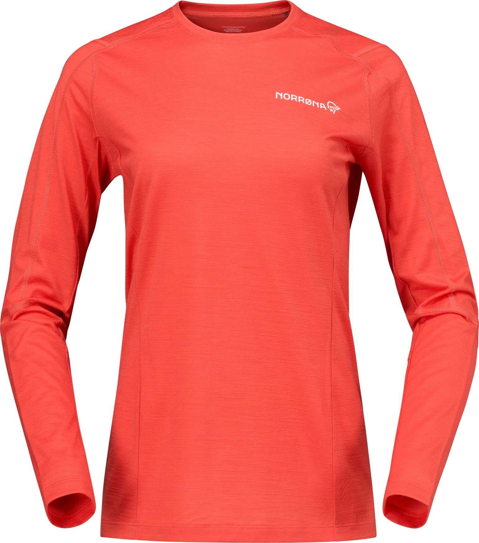 Norrøna Women's Falketind EqualiserUll Long Sleeve Paprika