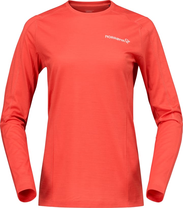 Norrøna Women's Falketind EqualiserUll Long Sleeve Paprika Norrøna