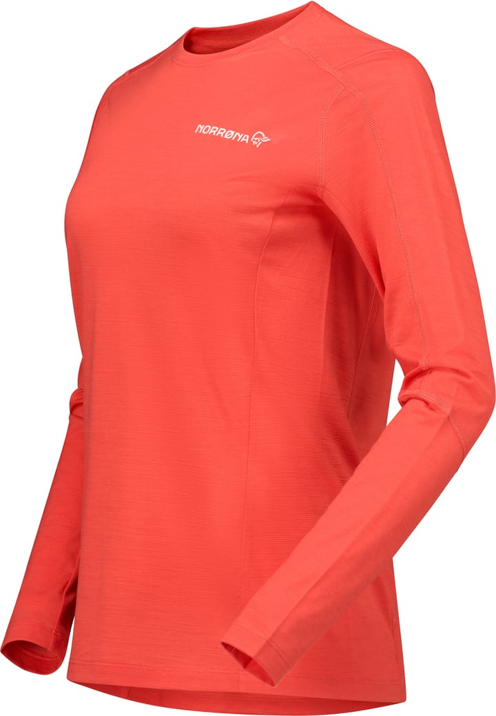Norrøna Women's Falketind EqualiserUll Long Sleeve Paprika Norrøna
