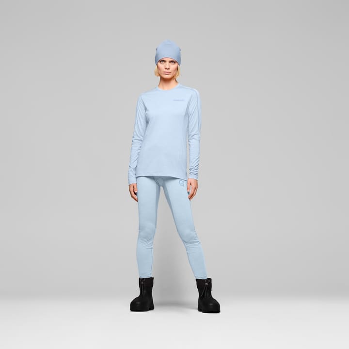 Norrøna Women's Falketind EqualiserUll Long Sleeve Cashmere Blue Norrøna