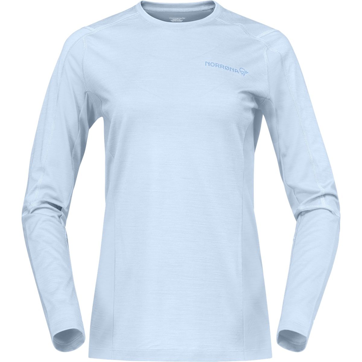 Norrøna Women's Falketind EqualiserUll Long Sleeve Cashmere Blue