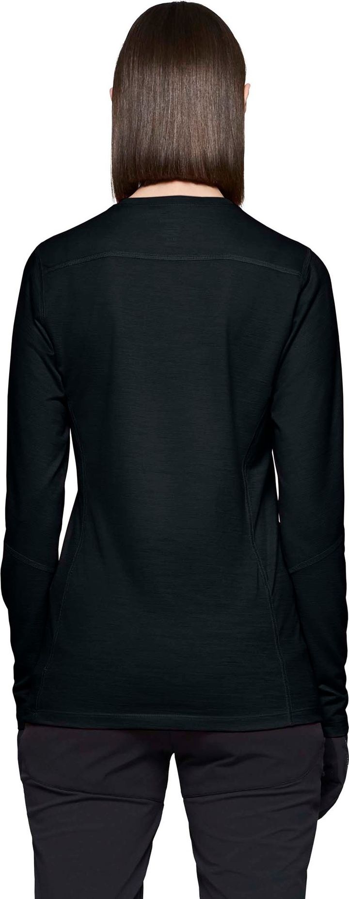 Norrøna Women's Falketind EqualiserUll Long Sleeve Caviar Black Norrøna