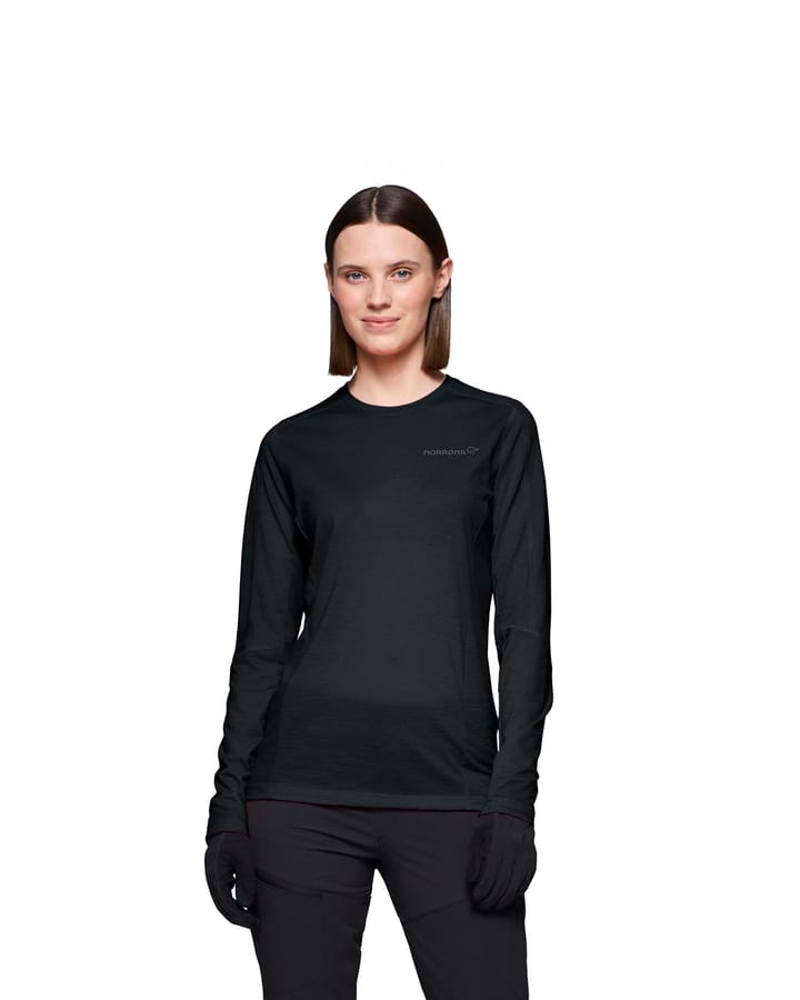 Norrøna Women's Falketind EqualiserUll Long Sleeve Caviar Black Norrøna Norrøna Women's Falketind EqualiserUll Long Sleeve Caviar Black Norrøna