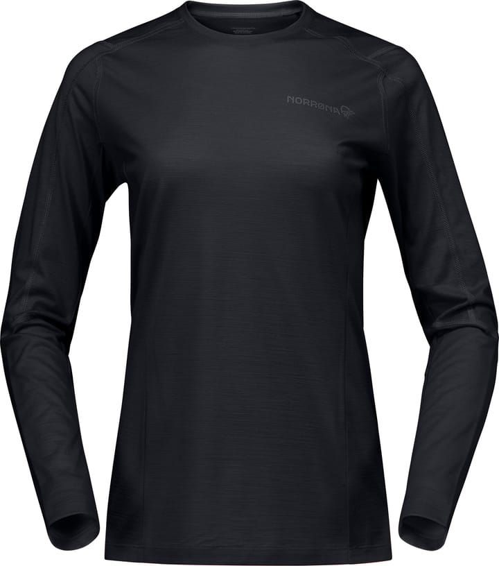 Norrøna Women's Falketind EqualiserUll Long Sleeve Caviar Black Norrøna