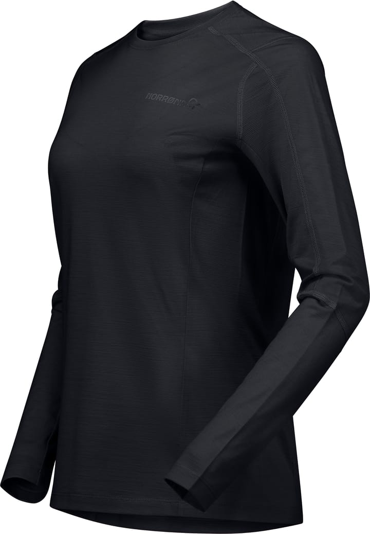 Norrøna Women's Falketind EqualiserUll Long Sleeve Caviar Black Norrøna