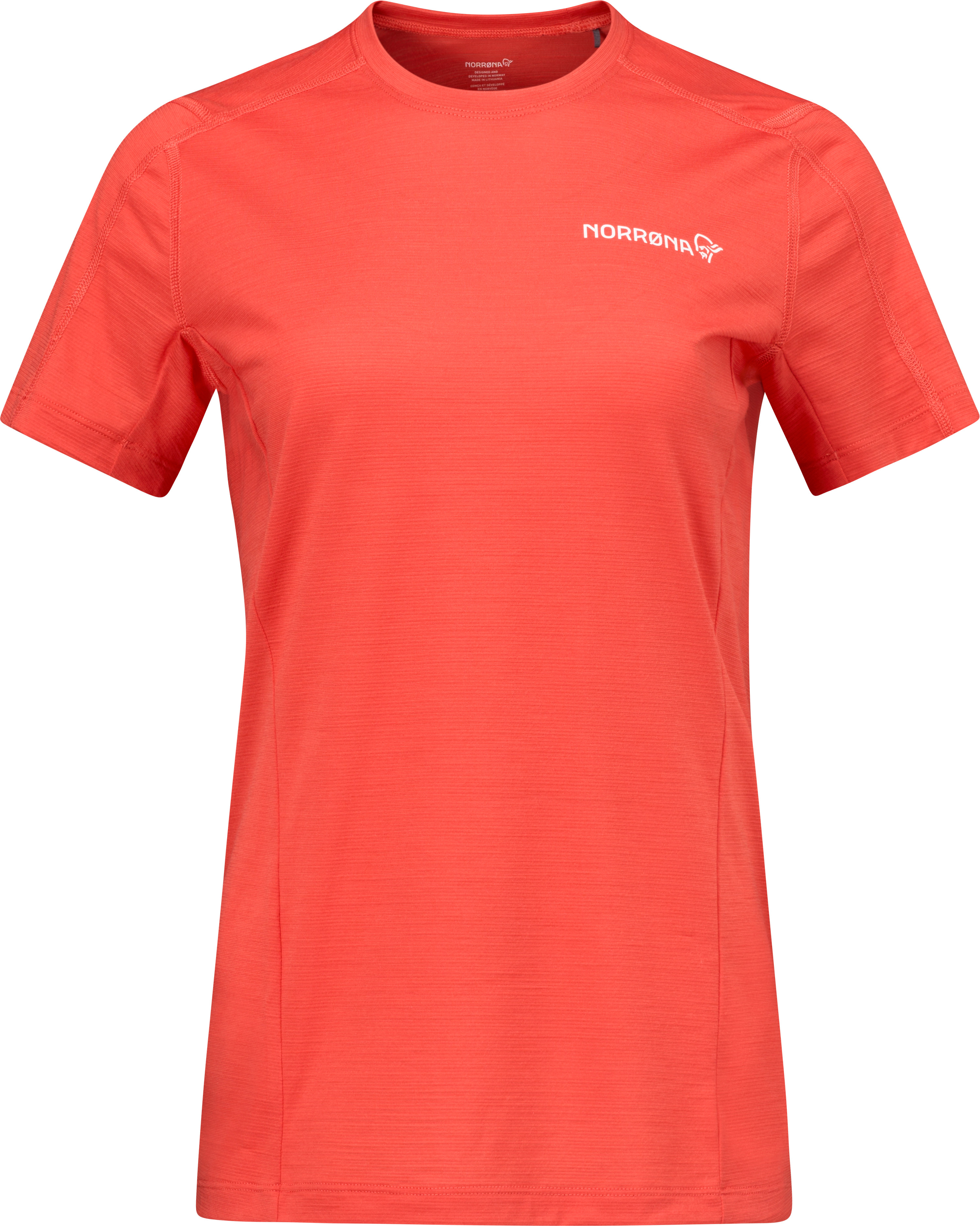 Norrøna Women's Falketind EqualiserUll T-shirt Paprika Undertøy overdel M
