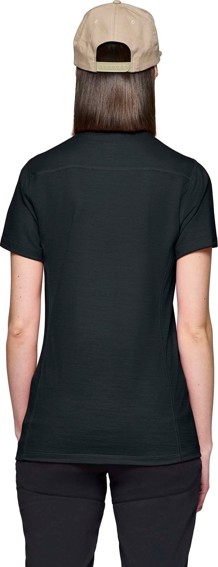 Norrøna Women's Falketind EqualiserUll T-shirt Caviar Black Norrøna