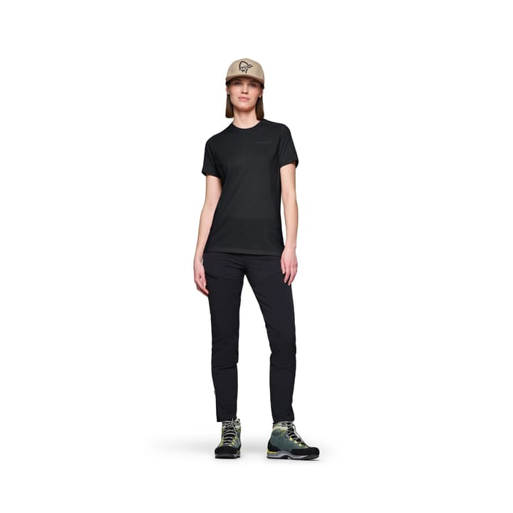 Norrøna Women's Falketind EqualiserUll T-shirt Caviar Black Norrøna
