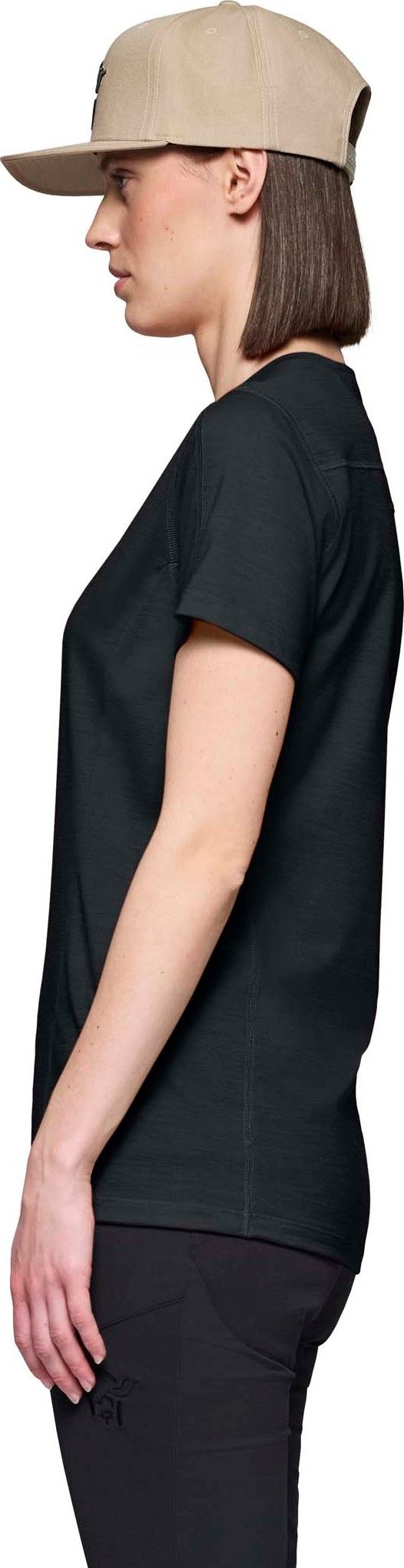 Norrøna Women's Falketind EqualiserUll T-shirt Caviar Black Norrøna