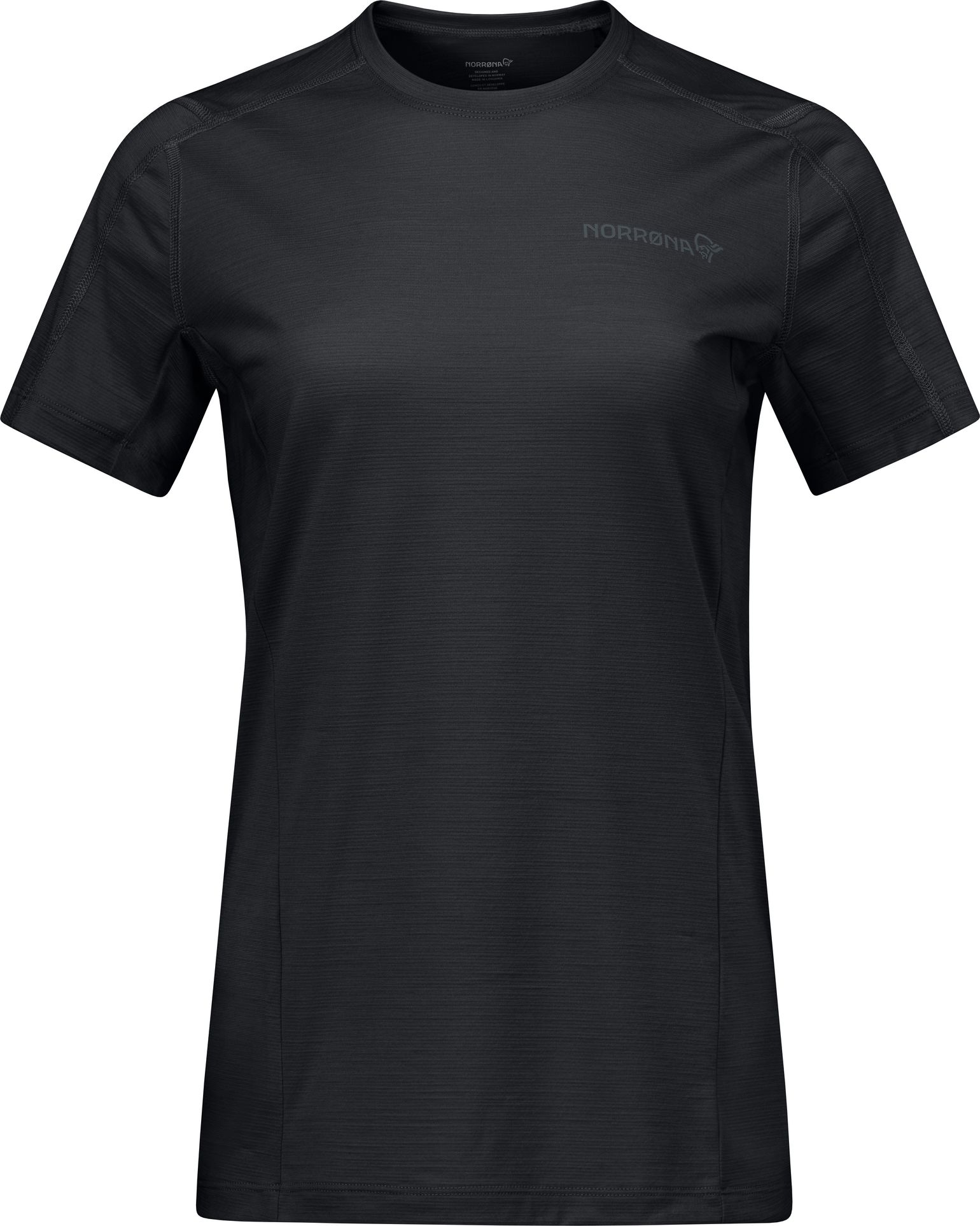 Norrøna Women's Falketind EqualiserUll T-shirt Caviar Black