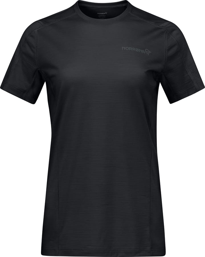 Norrøna Women's Falketind EqualiserUll T-shirt Caviar Black Norrøna