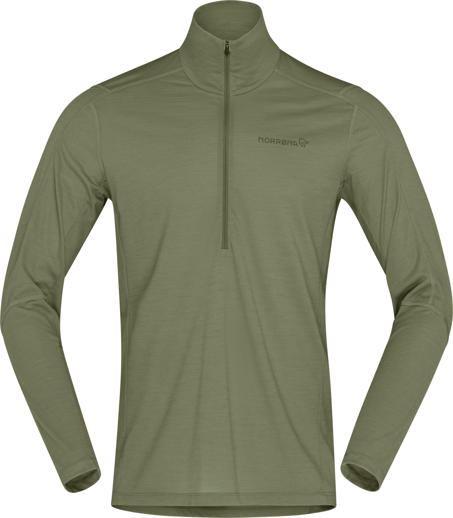Norrøna Men's Falketind Equaliserull Zip Neck Deep Lichen Green