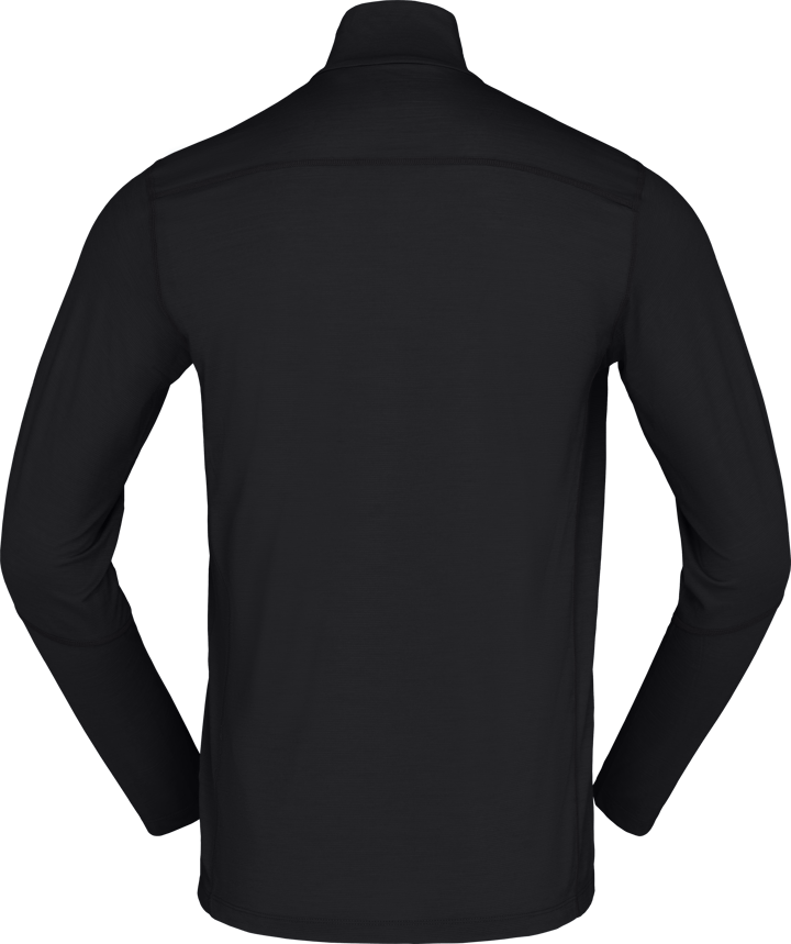 Norrøna Men's Falketind Equaliserull Zip Neck Caviar Black Norrøna