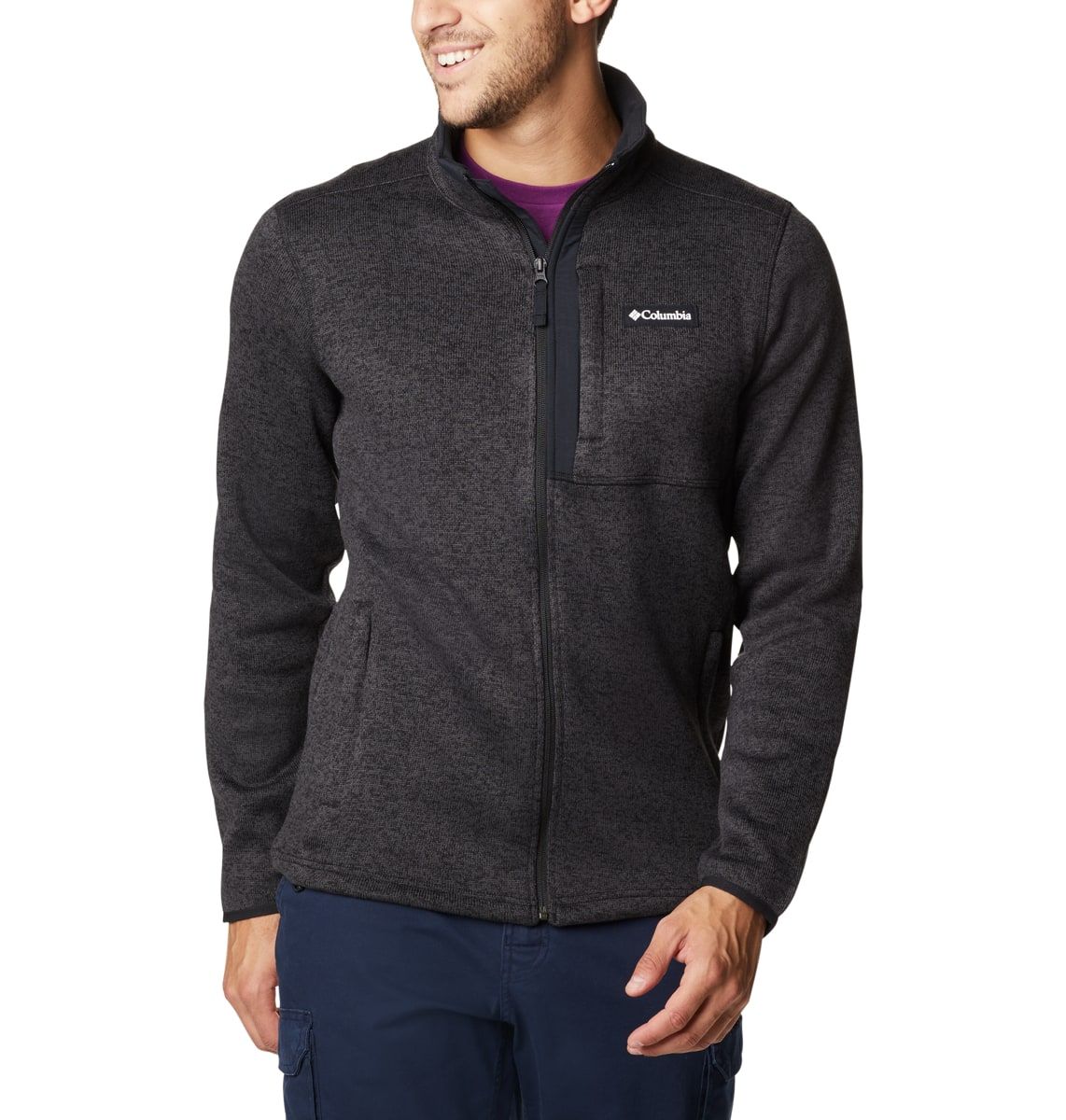 Columbia Men´s Sweater Weather Full Zip Black Heather