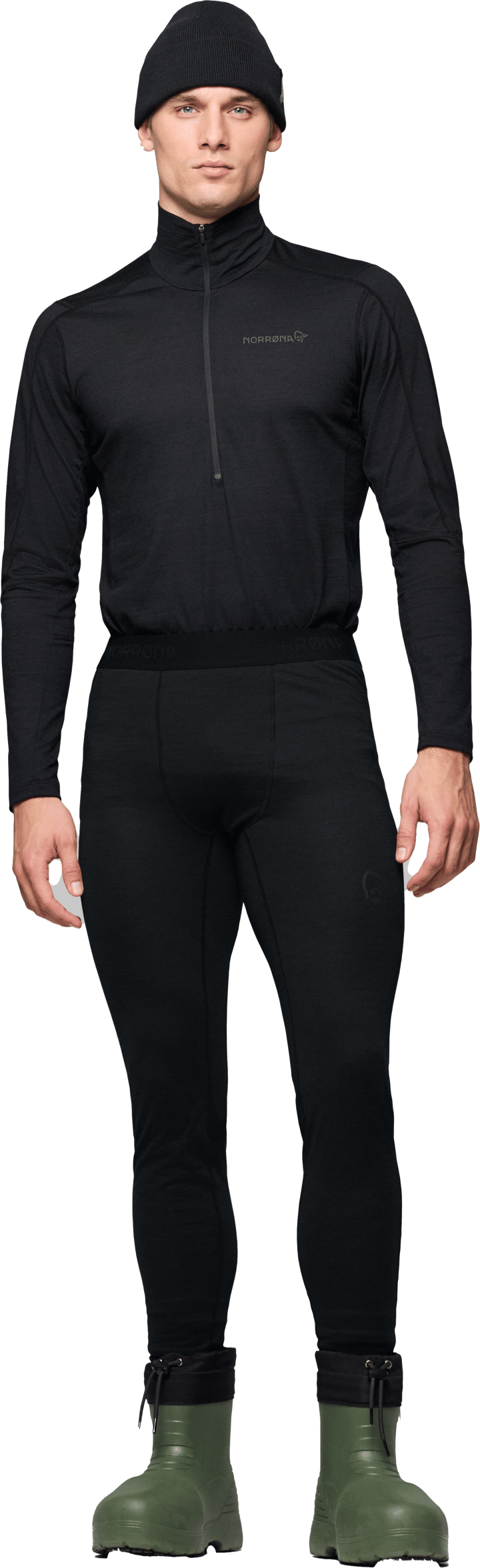 Norrøna Men's Falketind Equaliserull Longs Caviar Black Norrøna