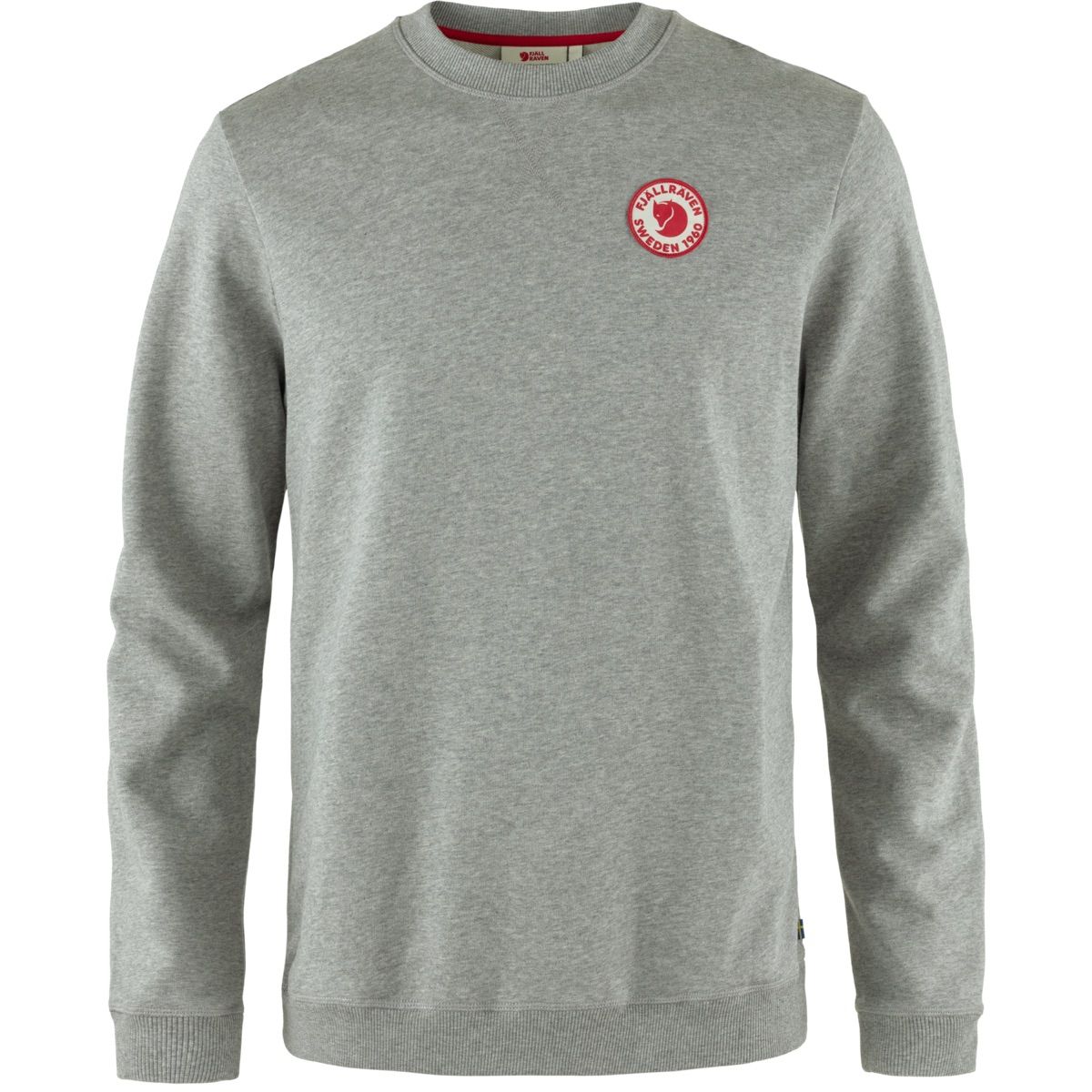 Fjällräven Men's 1960 Logo Badge Sweater Grey-Melange