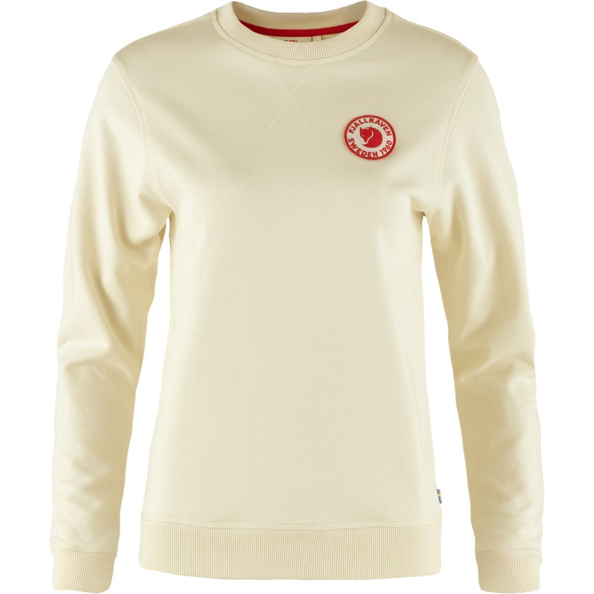 Fjällräven Women's 1960 Logo Badge Sweater Chalk White