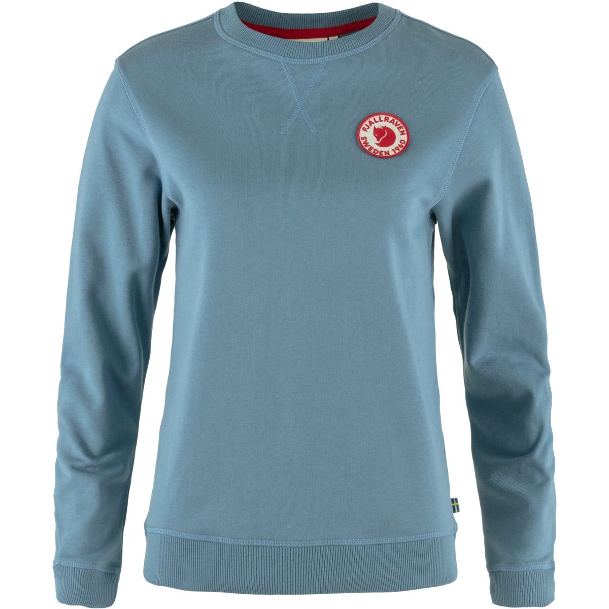 Fjällräven Women's 1960 Logo Badge Sweater Dawn Blue