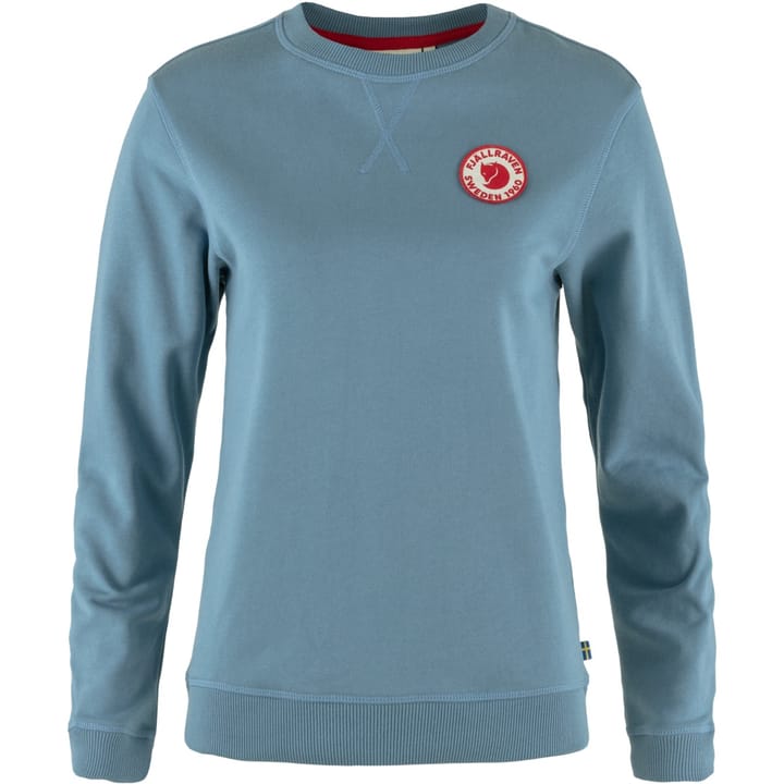 Fjällräven Women's 1960 Logo Badge Sweater Dawn Blue Fjällräven