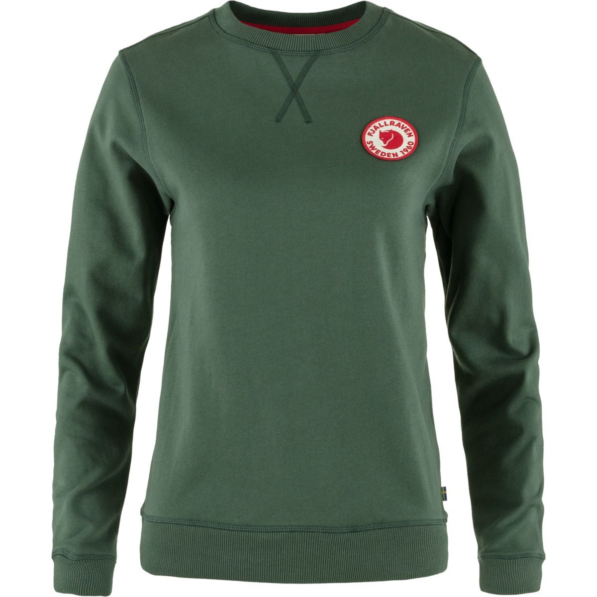 Fjällräven Women's 1960 Logo Badge Sweater Deep Patina