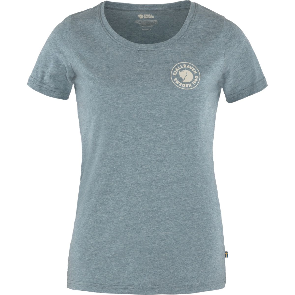 Fjällräven Women's 1960 Logo T-Shirt Indigo Blue-Melange