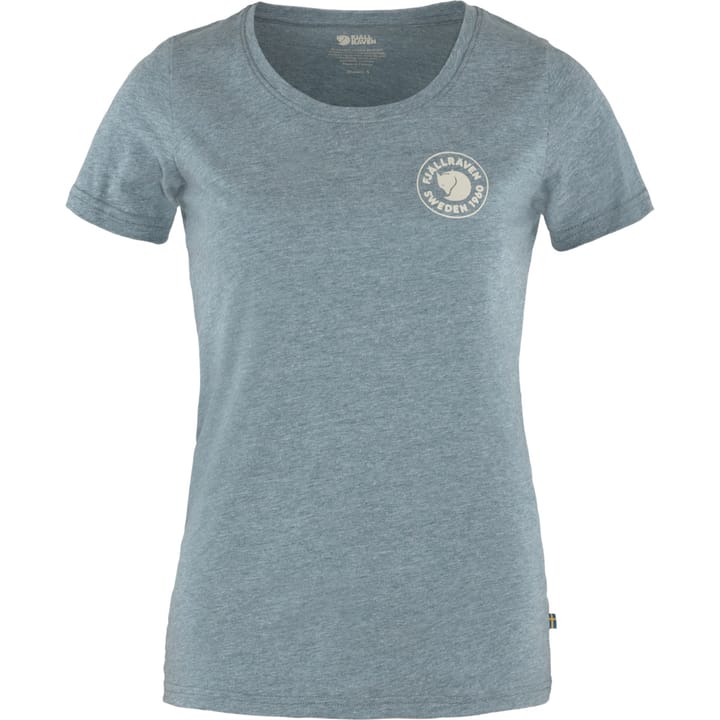 Fjällräven Women's 1960 Logo T-Shirt Indigo Blue-Melange Fjällräven