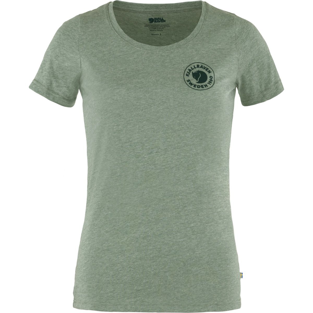 Fjällräven Women's 1960 Logo T-Shirt Patina Green-Melange