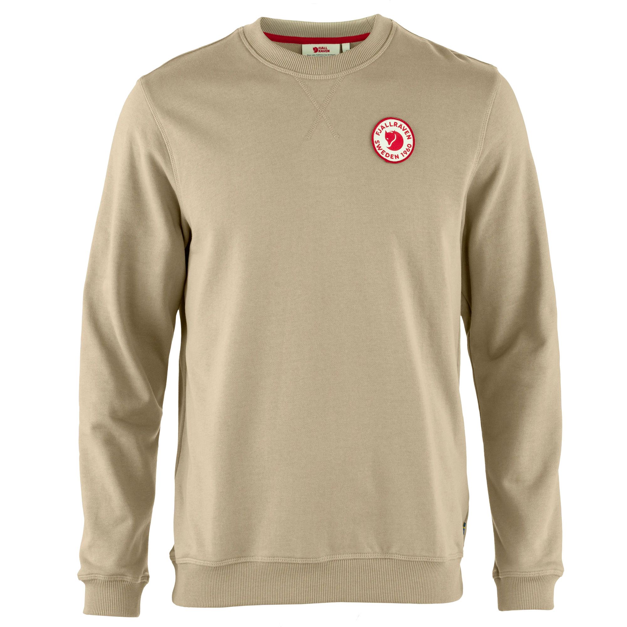 Fjällräven Men's 1960 Logo Badge Sweater Fossil