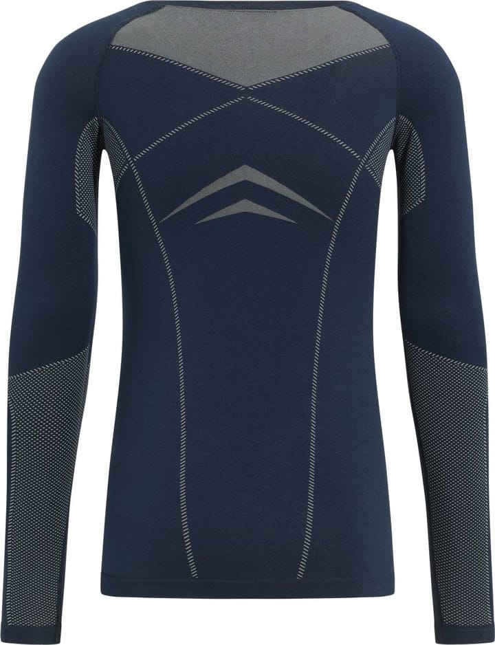 Odlo Men's Set Long Fundamentals Performance Warm Dark Sapphire - Silver Cloud Odlo