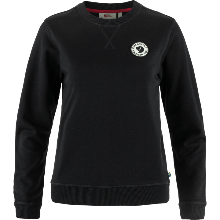 Fjällräven Women's 1960 Logo Badge Sweater Black Fjällräven