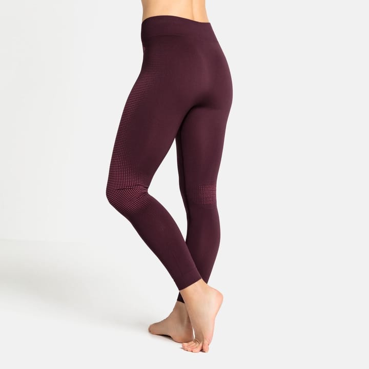 Odlo Bl Bottom Long Performance Warm Eco W's Winetasting - Deep Claret Odlo Odlo Bl Bottom Long Performance Warm Eco W's Winetasting - Deep Claret Odlo