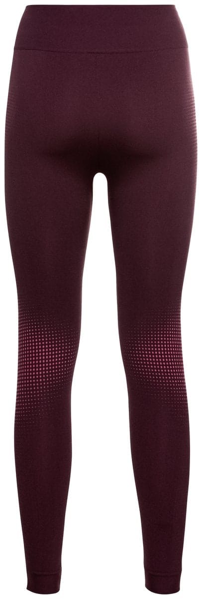 Odlo Bl Bottom Long Performance Warm Eco W's Winetasting - Deep Claret Odlo Odlo Bl Bottom Long Performance Warm Eco W's Winetasting - Deep Claret Odlo