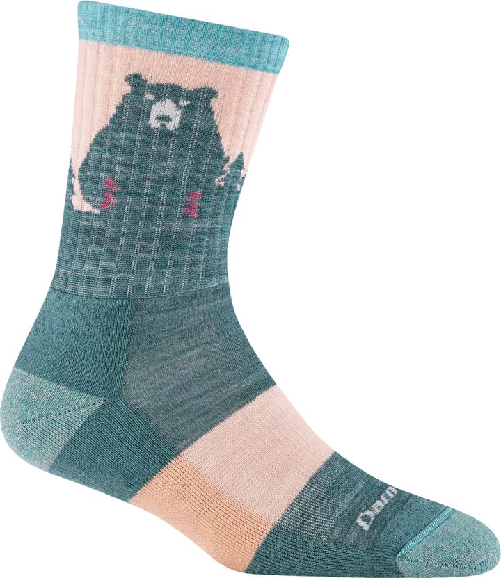 Darn Tough Women's Bear Town Micro Crew Light Cushion Quartz Darn Tough