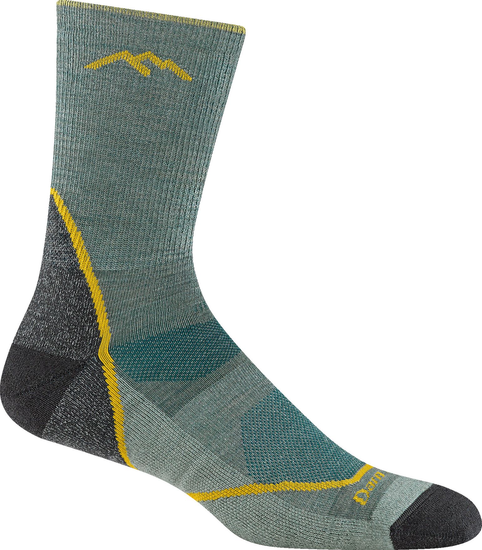 Darn Tough Men's Light Hiker Micro Crew Light Cushion Seafoam