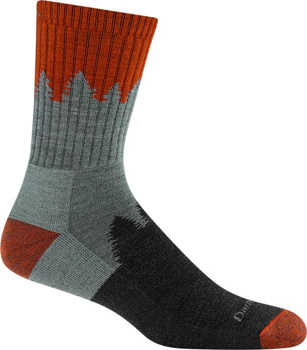 Darn Tough Men's Number 2 Micro Crew Midweight Hiking Sock Seafoam Darn Tough