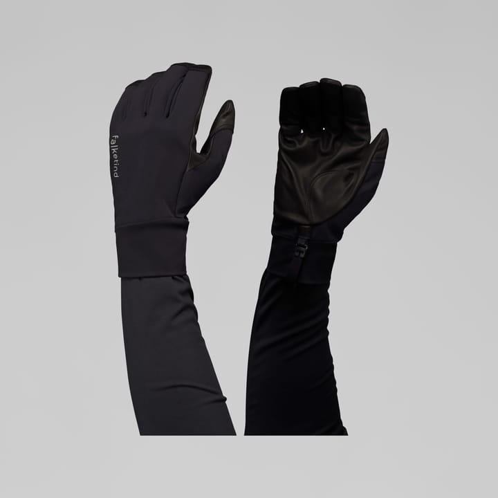 Norrøna Falketind Windstopper Short Gloves Caviar Black Norrøna