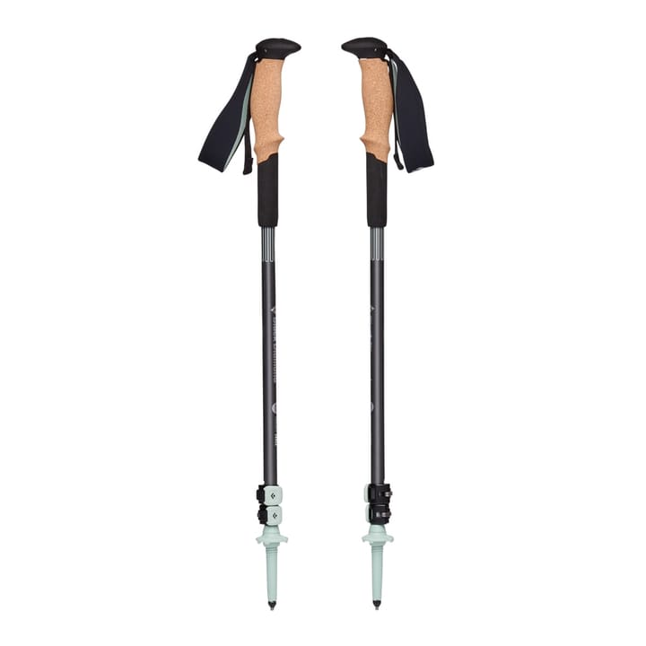 Black Diamond Pursuit Shock Trekking Poles Steel Grey-Foam Green Black Diamond