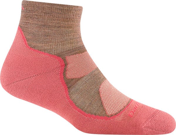 Darn Tough Women's Light Hiker 1/4 Lightweight Hiking Sock Canyon Darn Tough