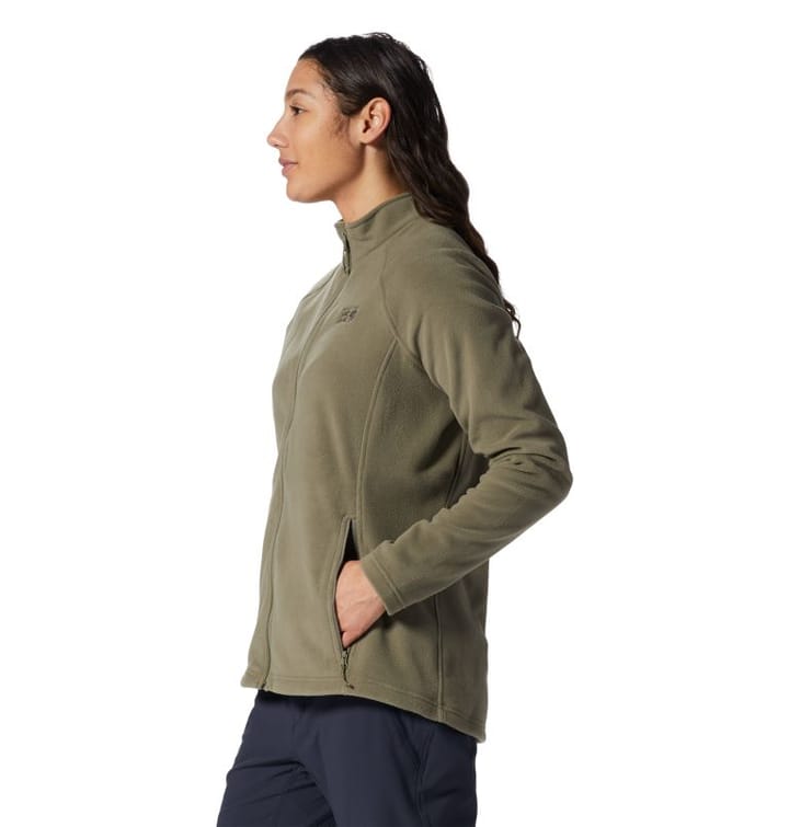 Mountain Hardwear POLARTEC MICROFLEECE FULL ZIP W STONE GREEN Mountain Hardwear
