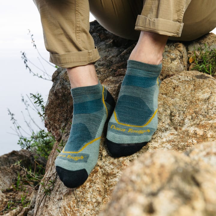 Darn Tough Men's Light Hiker No Show Lightweight with Cushion Seafoam Darn Tough